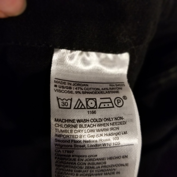 Banana Republic Black Stretch Skinny Fit Pants - Picture 8 of 9